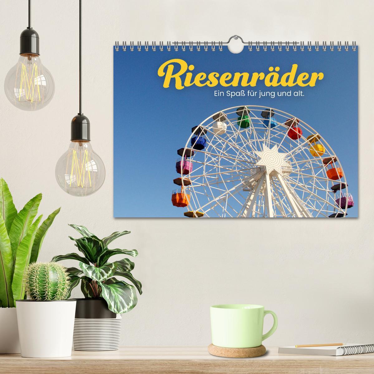 Bild: 9783383939259 | Riesenräder - Ein Spaß für jung und alt. (Wandkalender 2025 DIN A4...