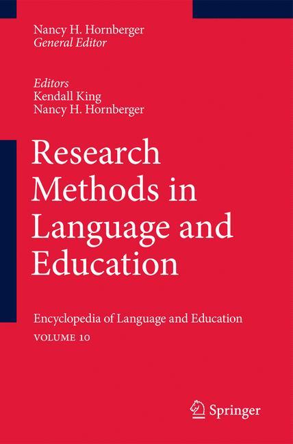 Cover: 9789048194001 | Research Methods in Language and Education | Hornberger (u. a.) | Buch