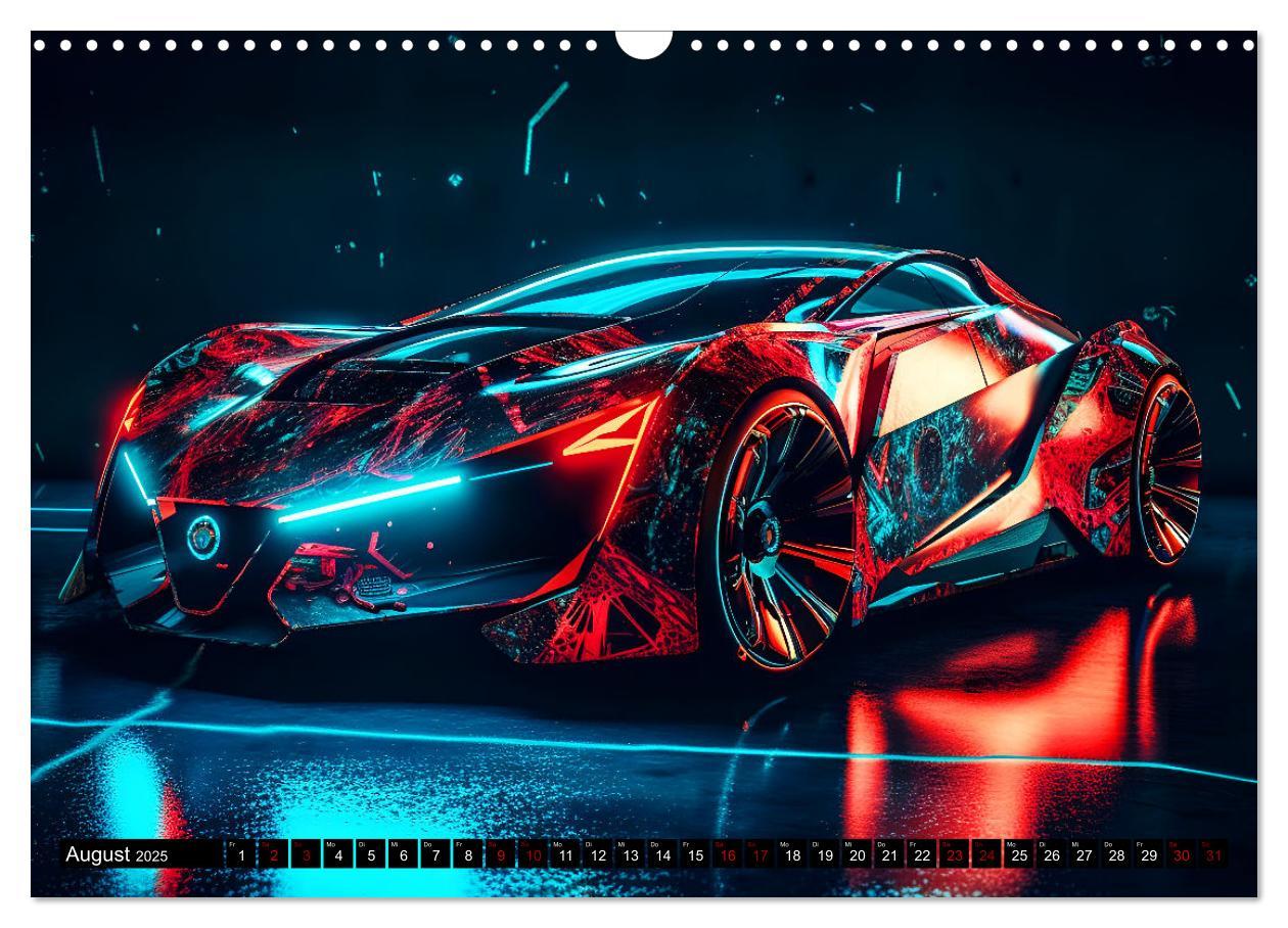 Bild: 9783383908538 | Future Vision Cars-Studio Art (Wandkalender 2025 DIN A3 quer),...