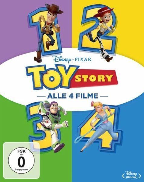 Cover: 8717418556624 | Toy Story 1-4 | John Lasseter (u. a.) | Blu-ray Disc | Deutsch | 2019