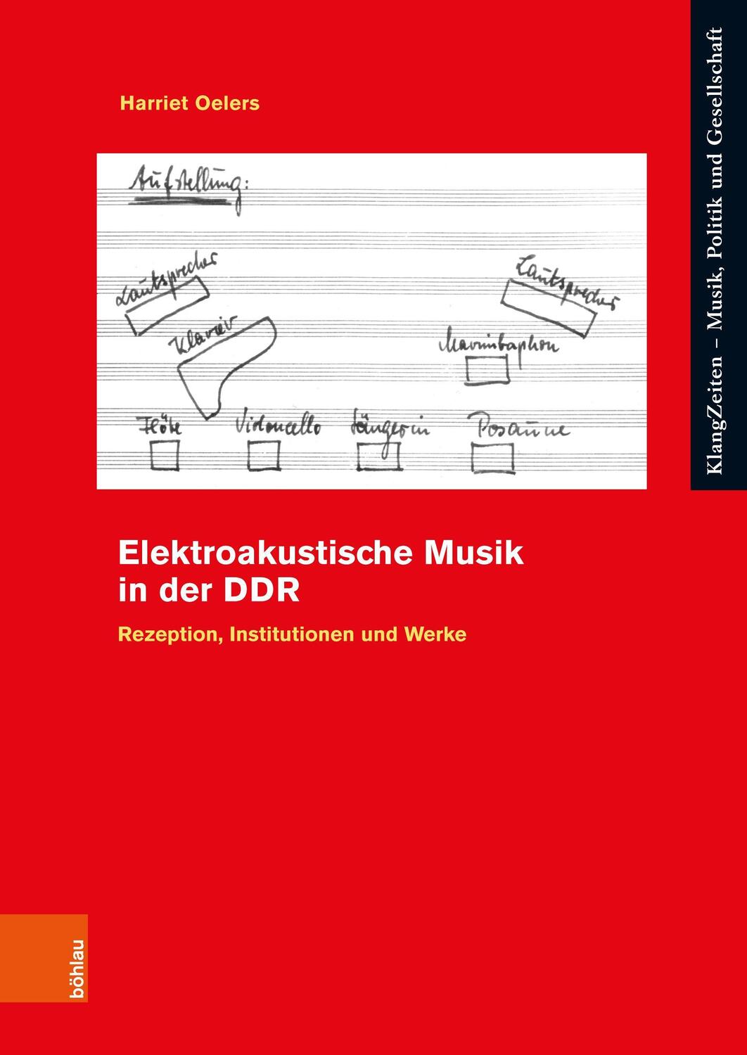 Cover: 9783412523084 | Elektroakustische Musik in der DDR | Harriet Oelers | Taschenbuch