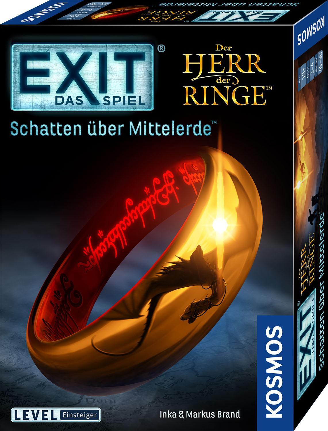 Cover: 4002051682248 | EXIT® - Das Spiel: Schatten über Mittelerde(TM) | Inka Brand (u. a.)
