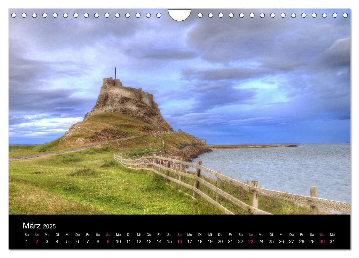 Bild: 9783435731299 | Holy Island - England (Wandkalender 2025 DIN A4 quer), CALVENDO...