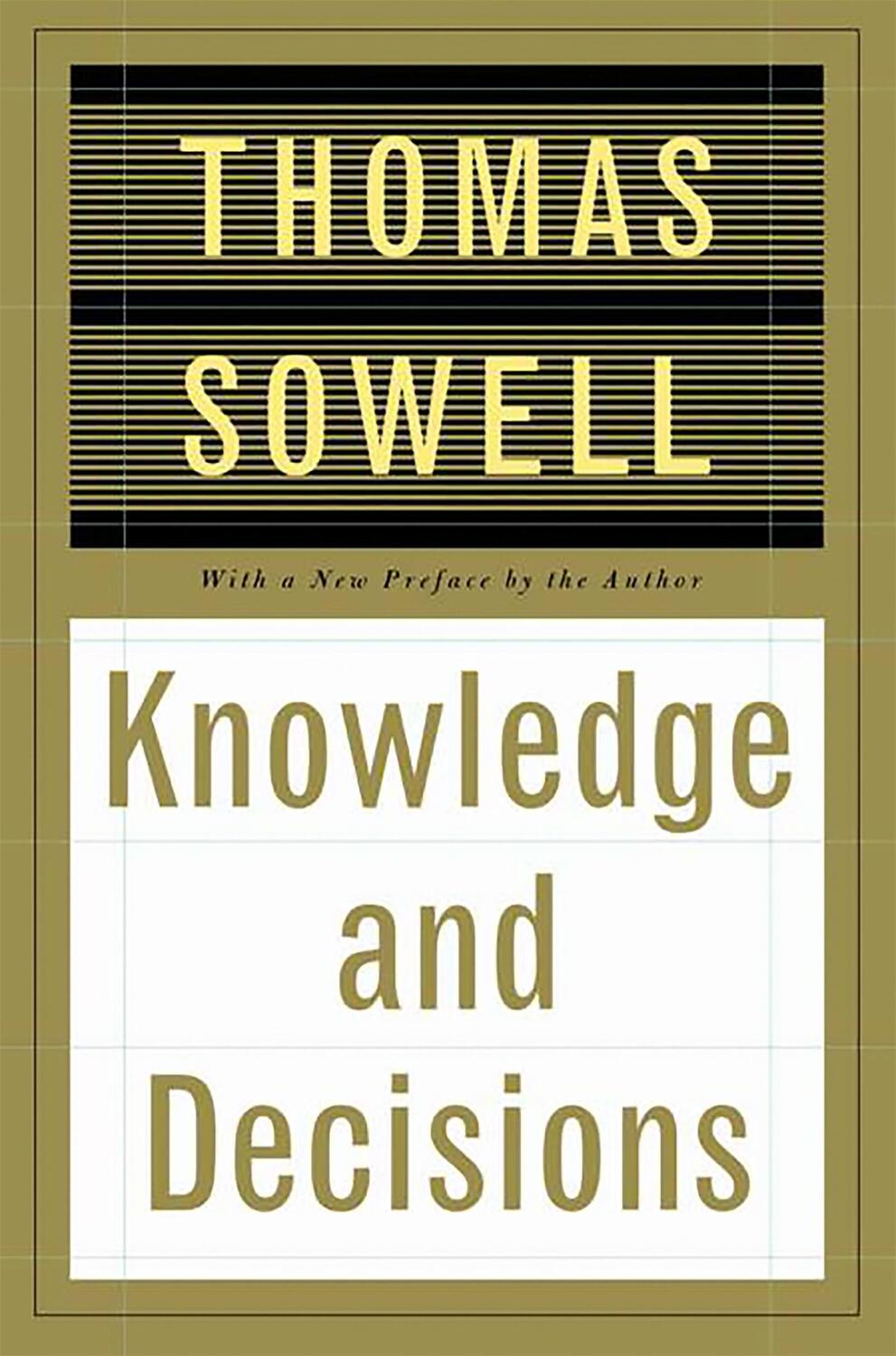 Cover: 9780465037384 | Knowledge and Decisions | Thomas Sowell | Taschenbuch | Englisch