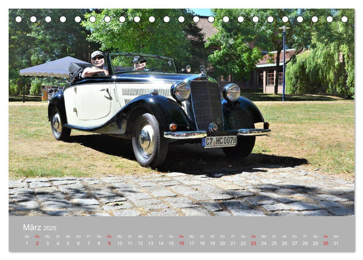 Bild: 9783435128341 | OLDTIMER-Event (Tischkalender 2025 DIN A5 quer), CALVENDO...