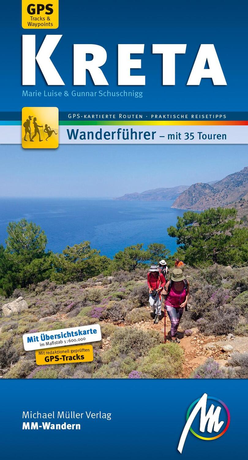 Cover: 9783956545443 | Kreta MM-Wandern Wanderführer Michael Müller Verlag | Taschenbuch