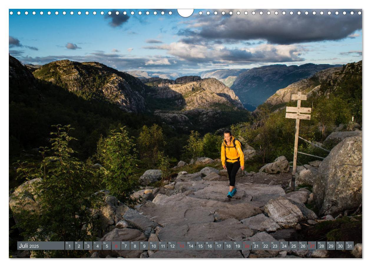 Bild: 9783435286072 | Wandern - In Norwegen und Schweden (Wandkalender 2025 DIN A3 quer),...