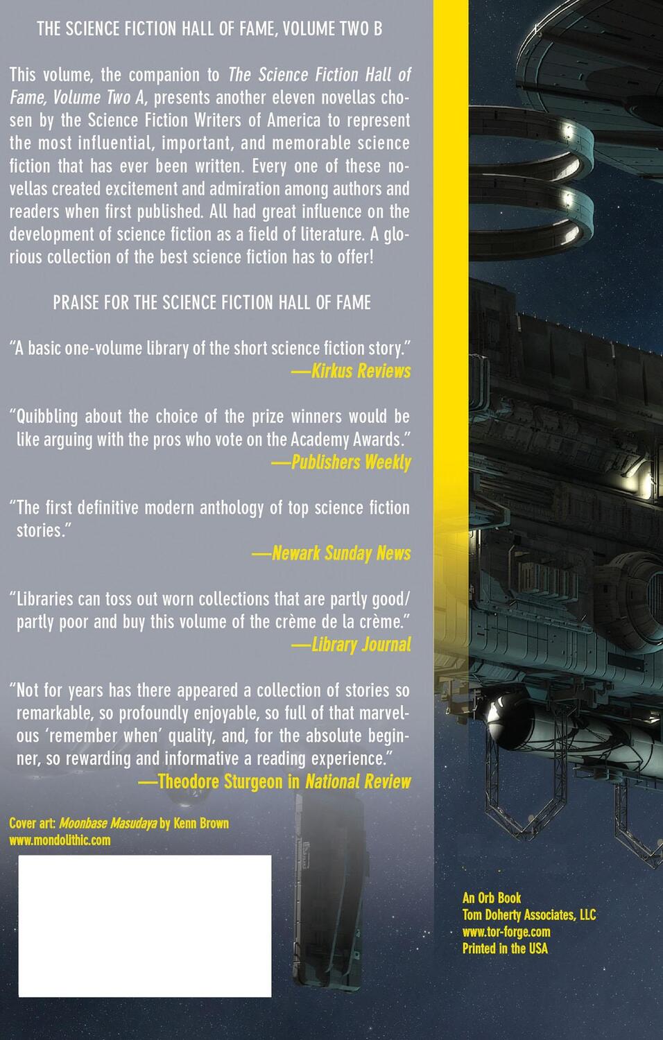 Rückseite: 9780765305336 | The Science Fiction Hall of Fame | Ben Bova | Taschenbuch | Paperback