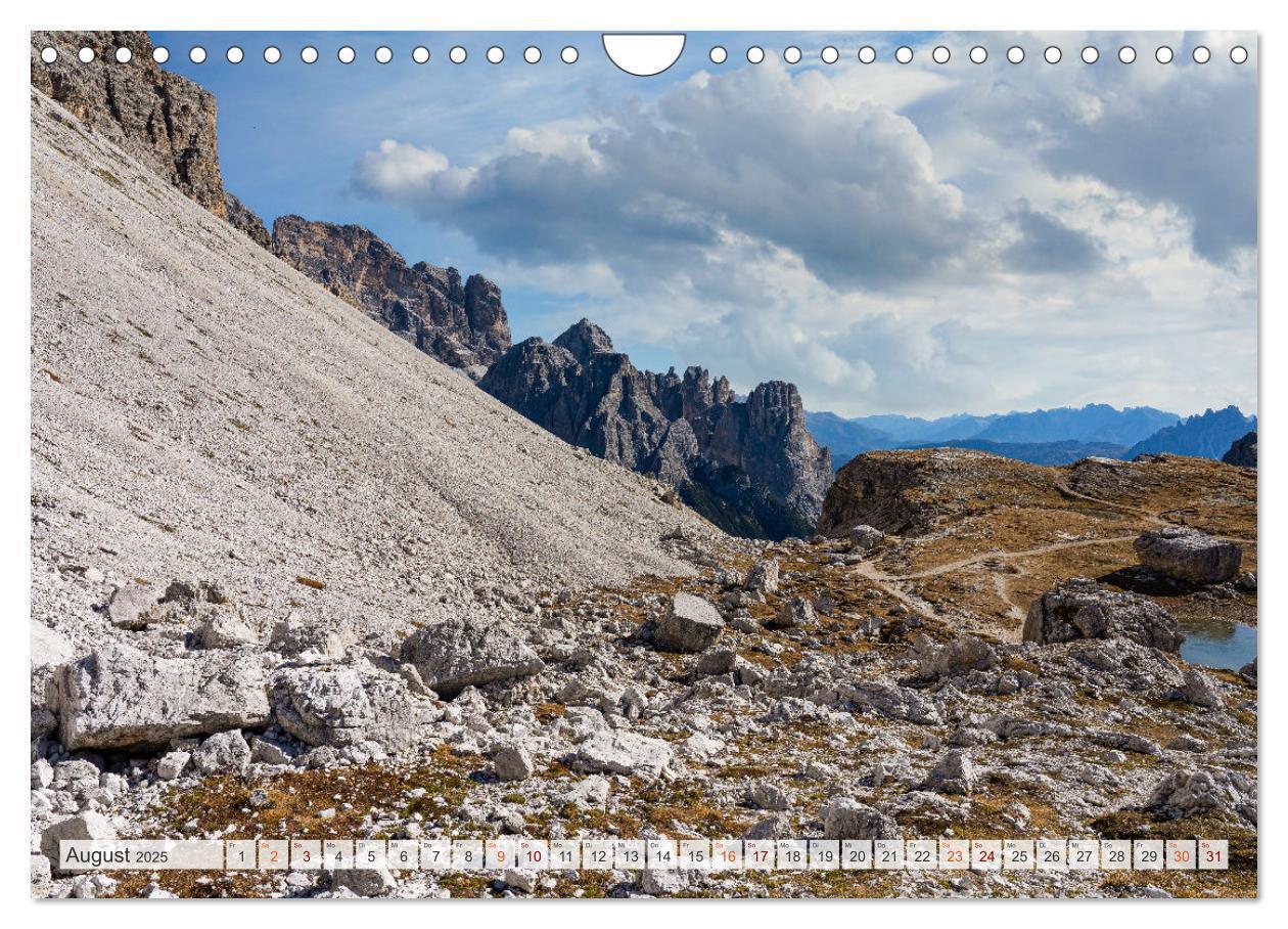 Bild: 9783383998072 | Bergwanderung Dolomiten rund um die Drei Zinnen (Wandkalender 2025...