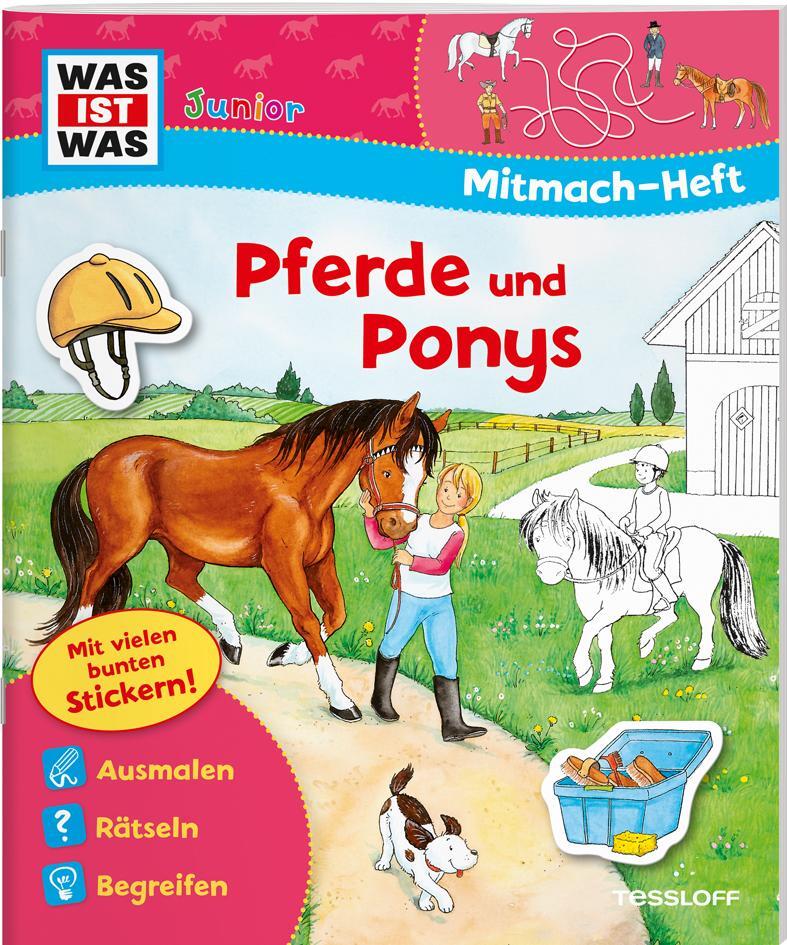 Cover: 9783788620004 | WAS IST WAS Junior Mitmach-Heft Pferde und Ponys | Eva Dix (u. a.)