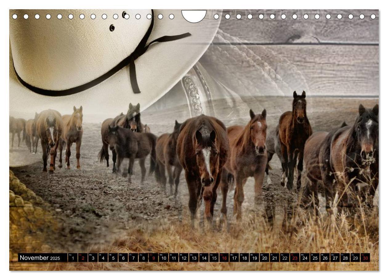 Bild: 9783435490431 | Western und Pferde (Wandkalender 2025 DIN A4 quer), CALVENDO...