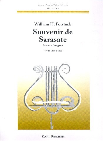 Cover: 9780825820304 | Souvenir De Sarasate | William H. Potstock | Buch + Einzelstimme(n)