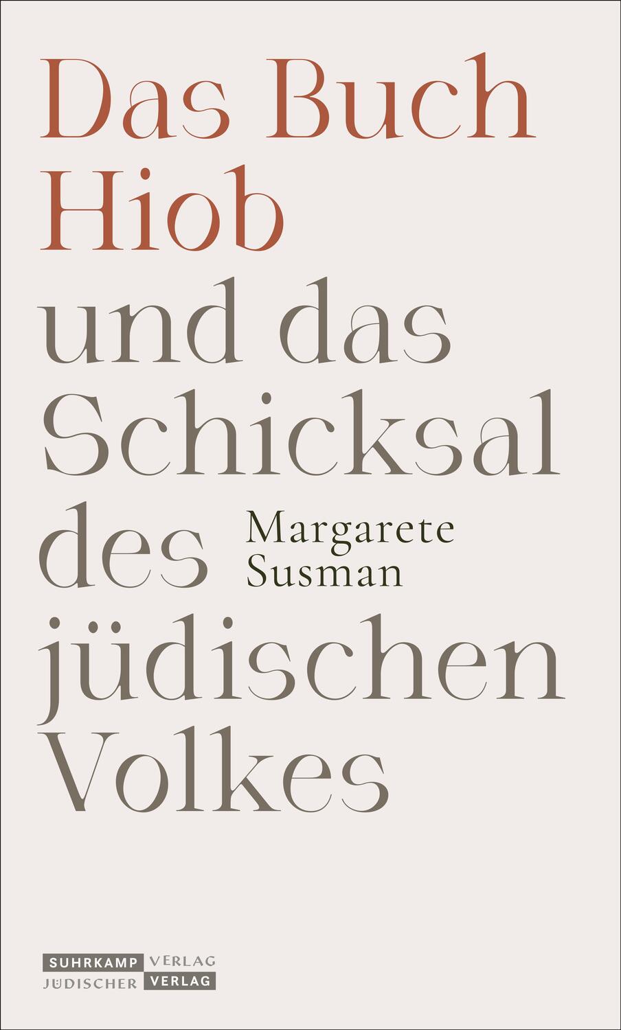 Cover: 9783633543175 | Das Buch Hiob und das Schicksal des jüdischen Volkes | Susman | Buch