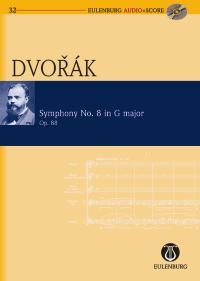 Cover: 9790200223552 | Symphony No.8 Op.88 In G | Antonín Dvorák | Studienpartitur + CD