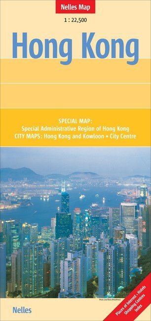 Cover: 9783865742711 | Nelles Map Landkarte Hong Kong | (Land-)Karte | Deutsch | 2012