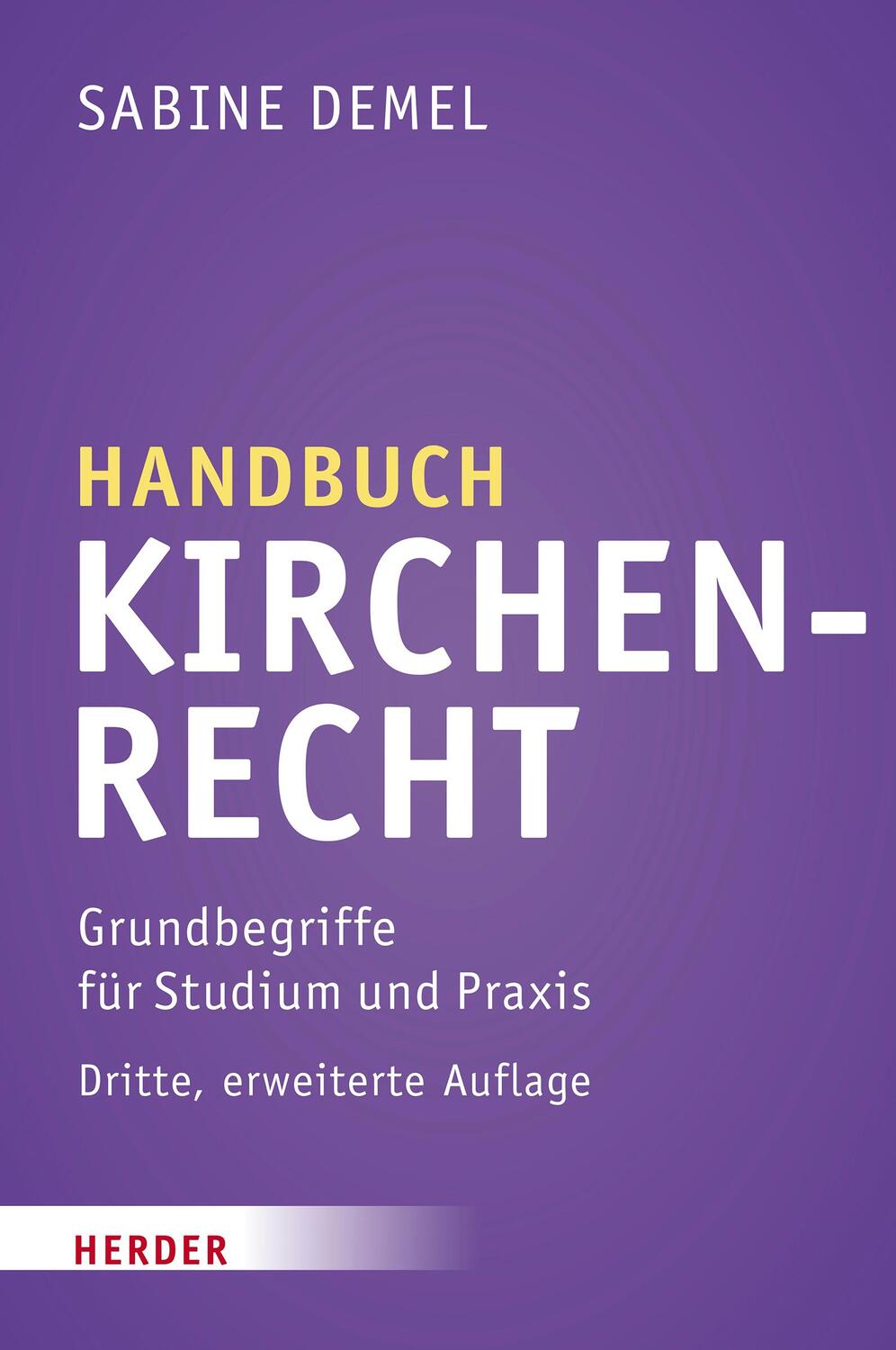 Cover: 9783451393891 | Handbuch Kirchenrecht | Grundbegriffe für Studium und Praxis | Demel