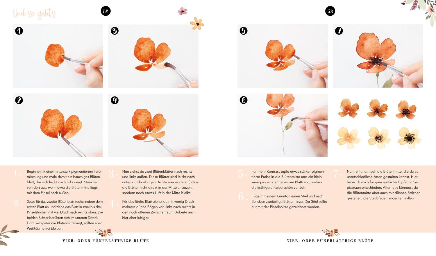 Bild: 9783745906899 | Loose Watercolor - Flowers | Anja Keller | Buch | Deutsch | 2021