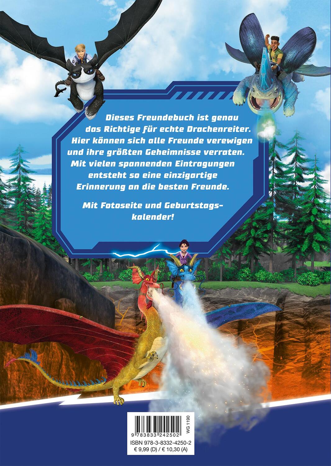 Rückseite: 9783833242502 | Dragons: Die 9 Welten: Meine Freunde | Panini | Buch | 72 S. | Deutsch