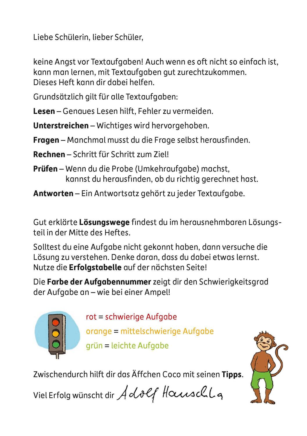 Bild: 9783881000536 | Textaufgaben 3. Klasse | Adolf Hauschka | Taschenbuch | Deutsch | 2015