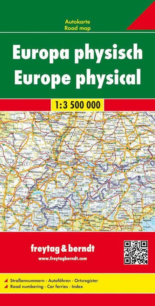 Cover: 9783707903027 | Europa 1 : 3 500 000. Autokarte physisch | KG | (Land-)Karte | Deutsch