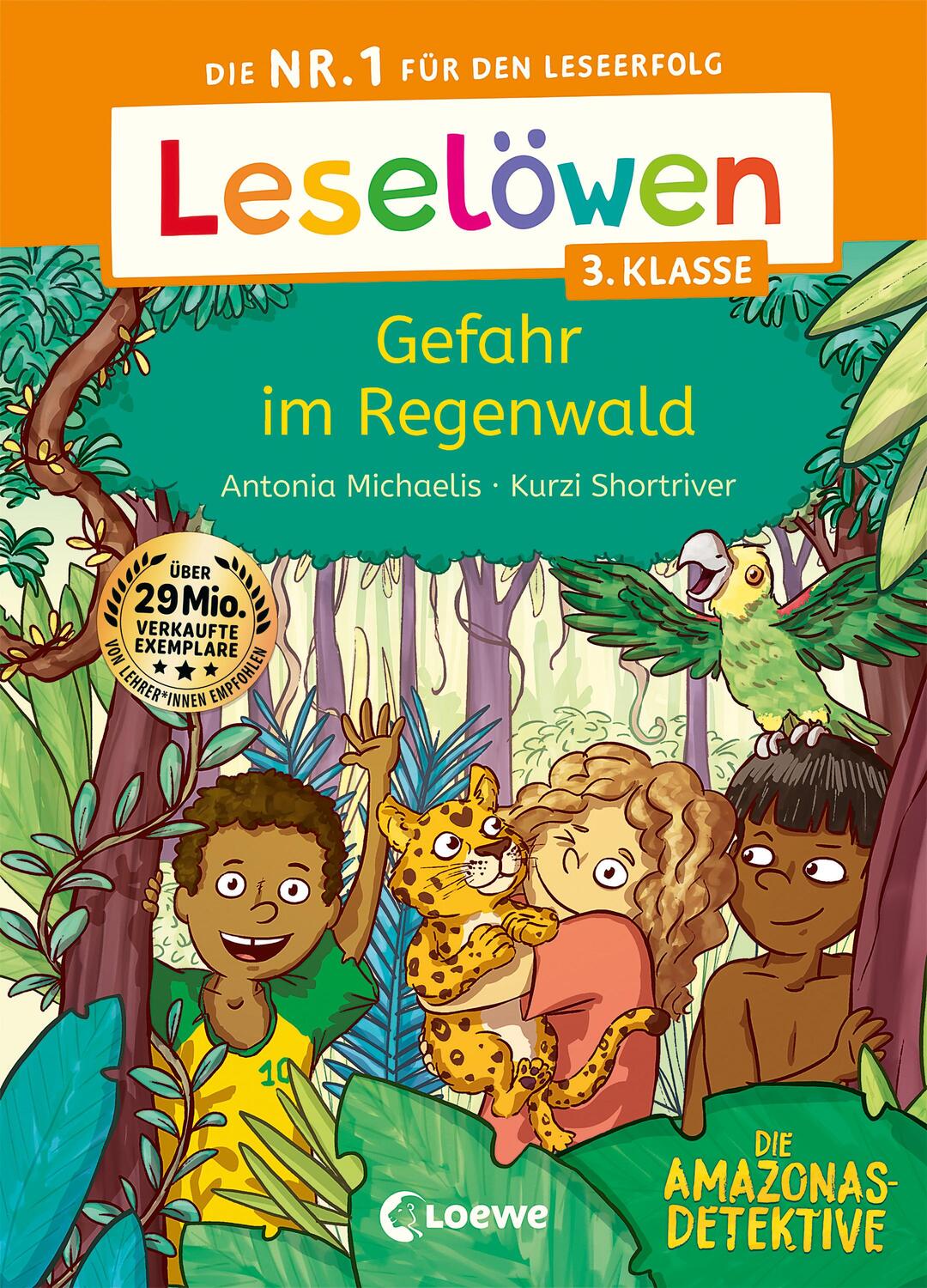 Cover: 9783743214910 | Leselöwen 3. Klasse - Amazonas-Detektive: Gefahr im Regenwald | Buch