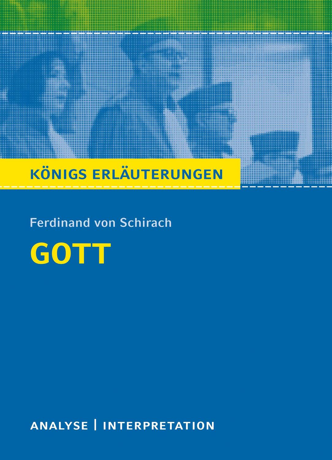 Cover: 9783804420595 | Gott von Ferdinand von Schirach. | Ferdinand von Schirach | Buch