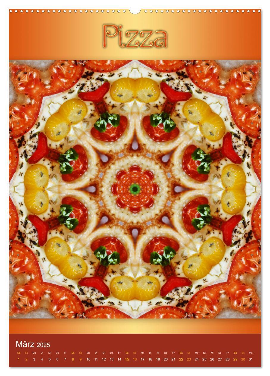 Bild: 9783435995257 | Kulinarische Mandalas (Wandkalender 2025 DIN A2 hoch), CALVENDO...