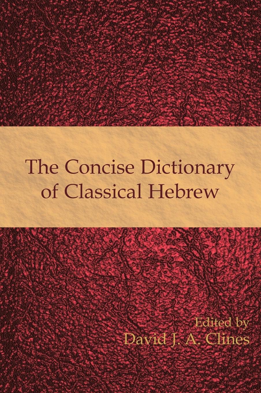 Cover: 9781906055783 | The Concise Dictionary of Classical Hebrew | David J. A. Clines | Buch