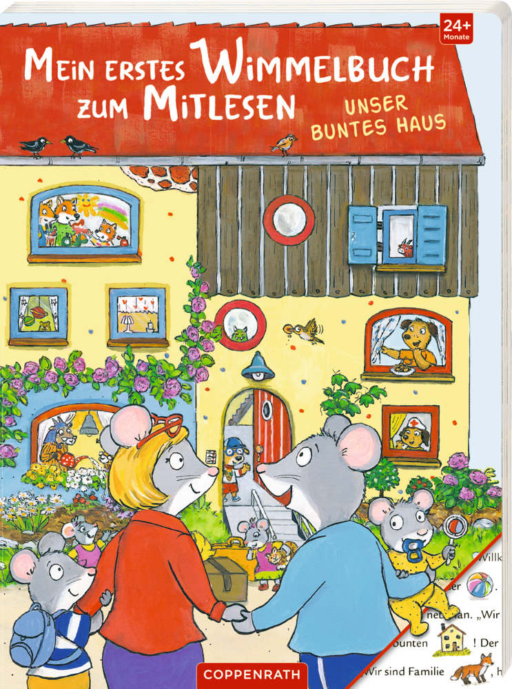 Cover: 9783649640646 | Mein erstes Wimmelbuch zum Mitlesen | Unser buntes Haus | Kugler