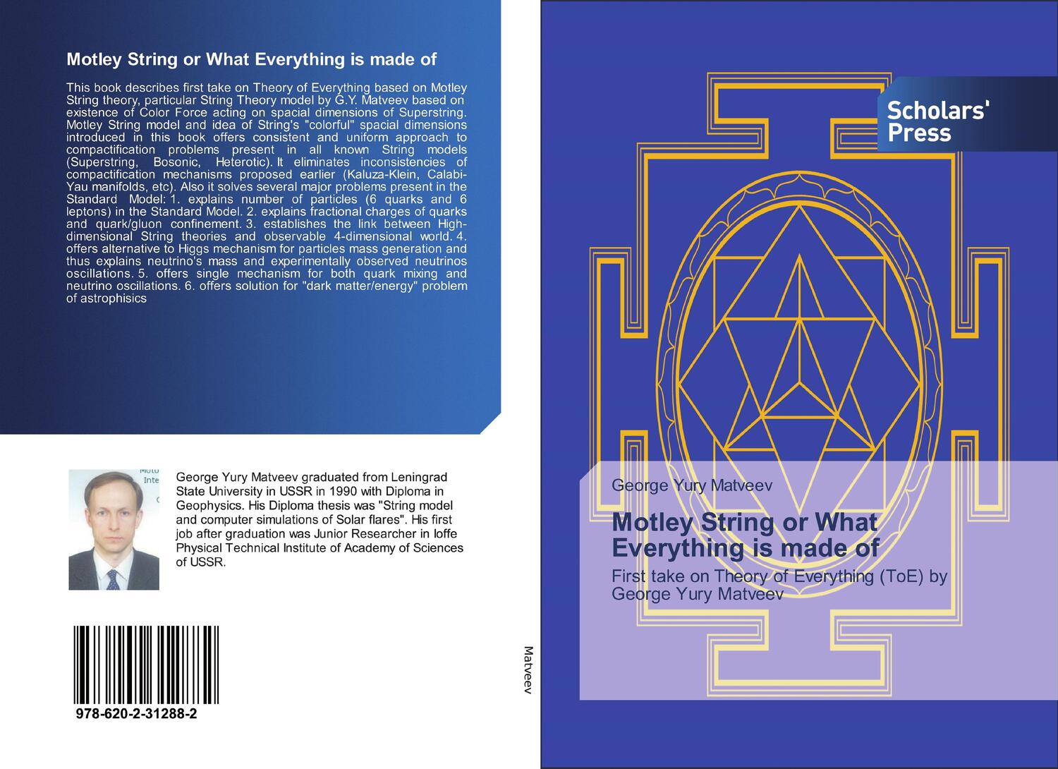 Cover: 9786202312882 | Motley String or What Everything is made of | George Yury Matveev