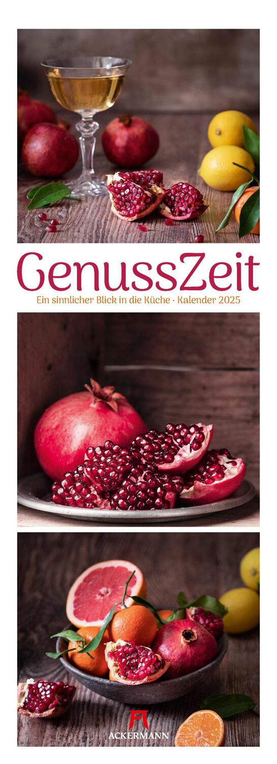 Cover: 9783838435305 | GenussZeit - Ein sinnlicher Blick in die Küche Triplet-Kalender 2025