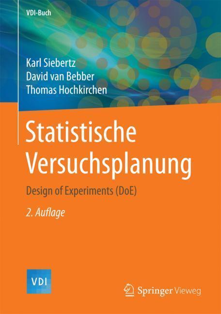 Cover: 9783662557426 | Statistische Versuchsplanung | Design of Experiments (DoE) | Buch