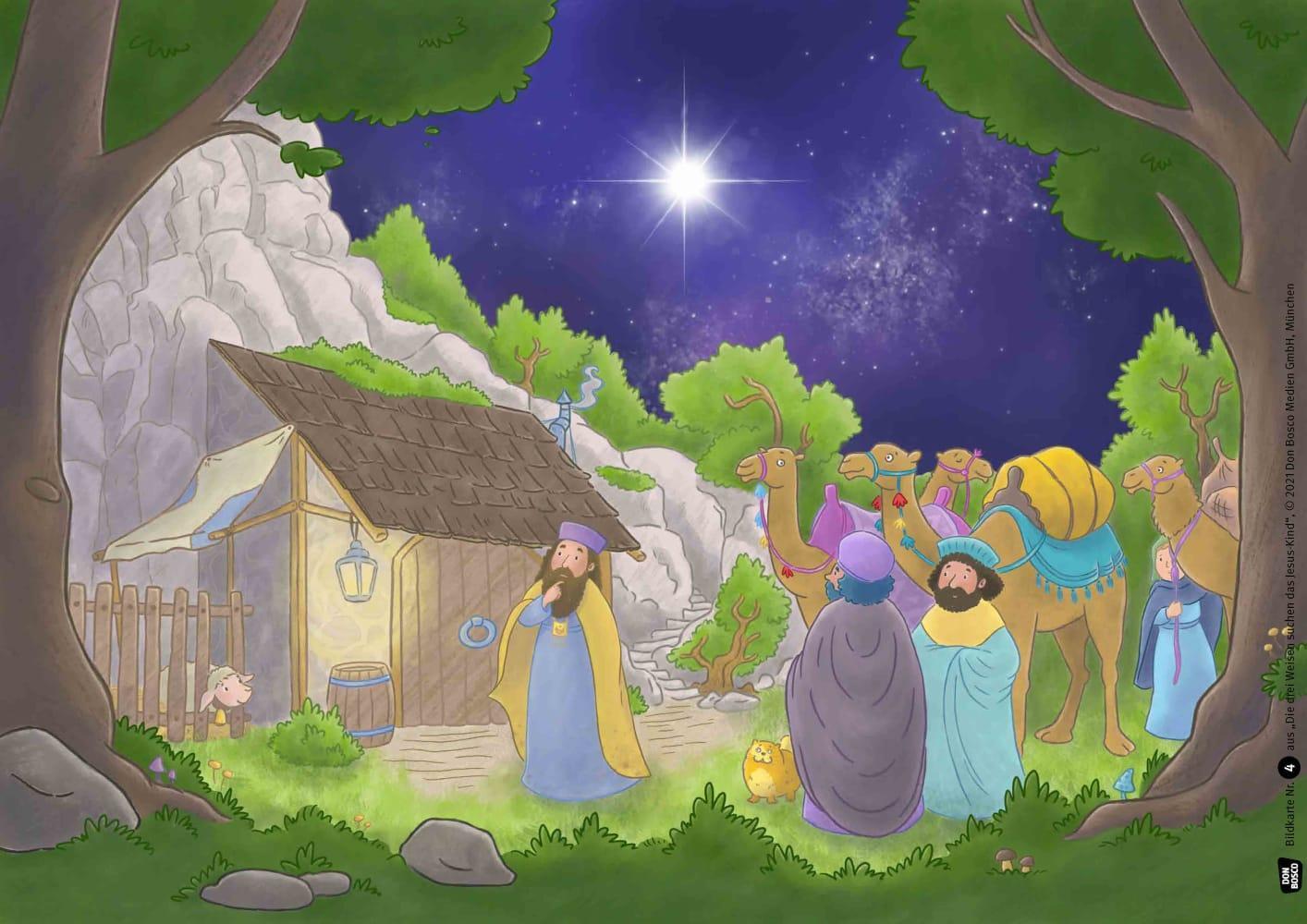 Bild: 4260179517389 | Die drei Weisen suchen das Jesus-Kind. Kamishibai Bildkartenset | Box