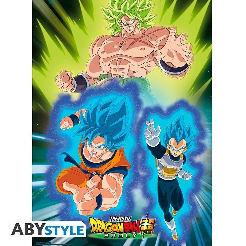 Bild: 3665361057529 | ABYstyle - Dragon Ball Broly Broly Chibi Poster Set | Poster | Karton