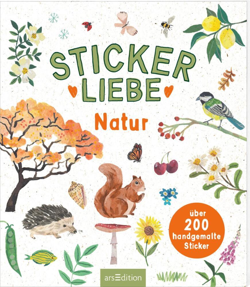 Cover: 4014489131229 | Stickerliebe - Natur | Über 200 handgemalte Sticker | Sofroniou | 2023