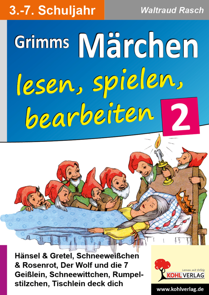 Cover: 9783960402961 | Grimms Märchen lesen, spielen, bearbeiten. Bd.2 | Waltraud Rasch