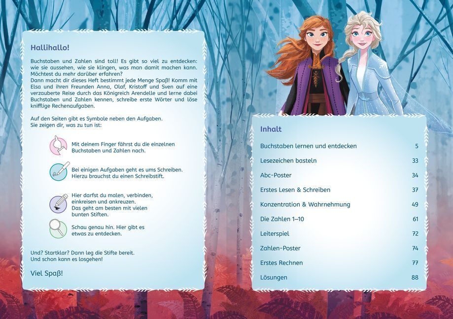 Bild: 9783473491612 | Disney Die Eiskönigin II: Das große Schulstartbuch | Company | Buch