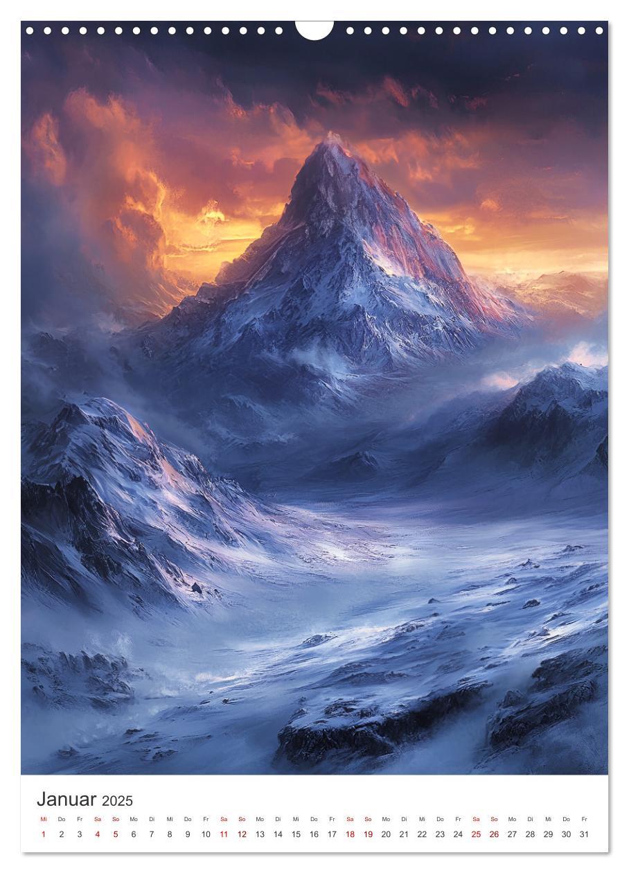 Bild: 9783457205556 | Midgard - Mythische Landschaften des Nordens (Wandkalender 2025 DIN...