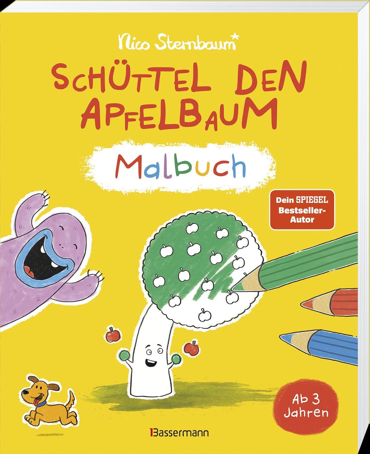 Bild: 9783809446293 | Schüttel den Apfelbaum - Malbuch | Nico Sternbaum | Taschenbuch | 2023