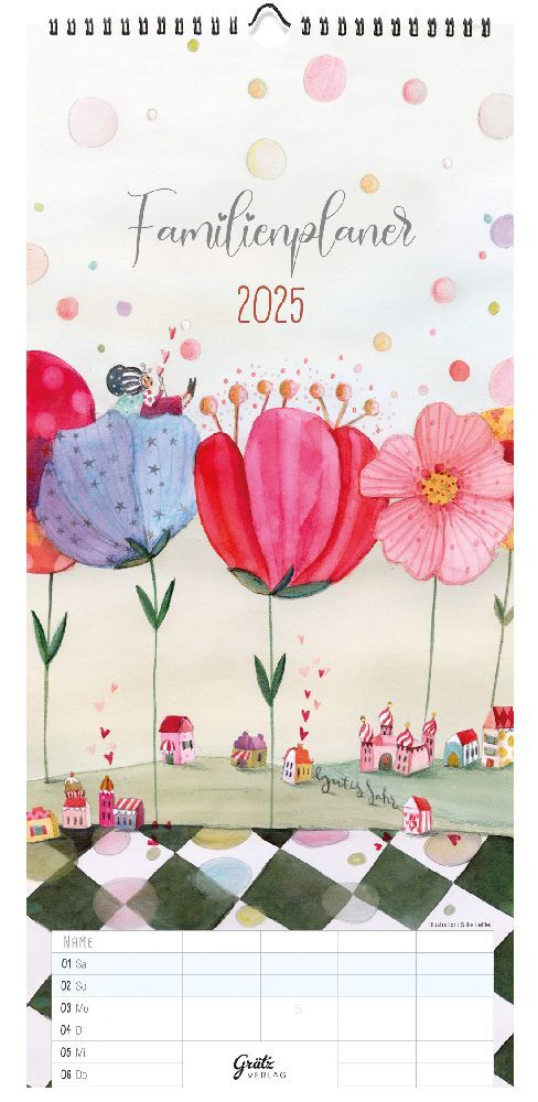 Cover: 9783949568862 | Familienplaner 2025, Mohnblüten | Silke Leffler | Kalender | Deutsch