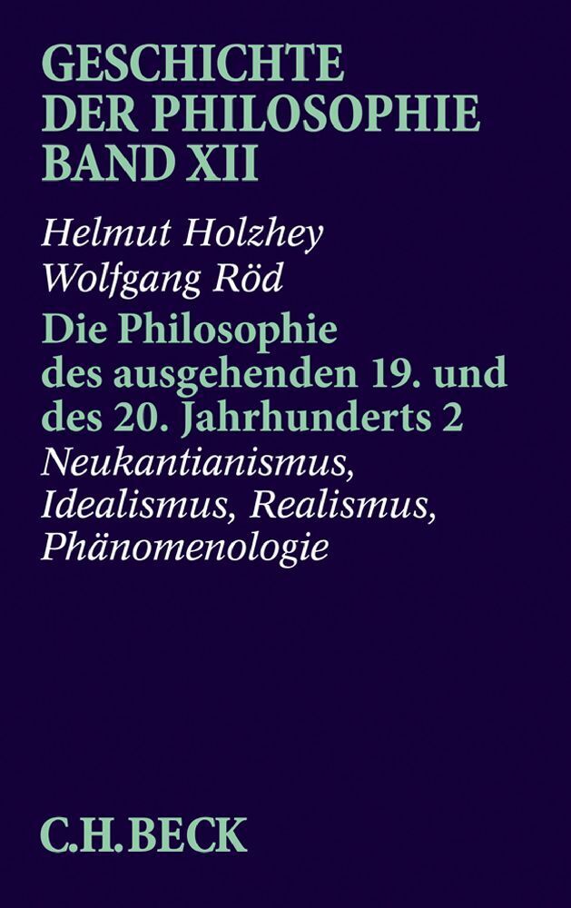 Cover: 9783406313493 | Geschichte der Philosophie Bd. 12: Die Philosophie des ausgehenden...
