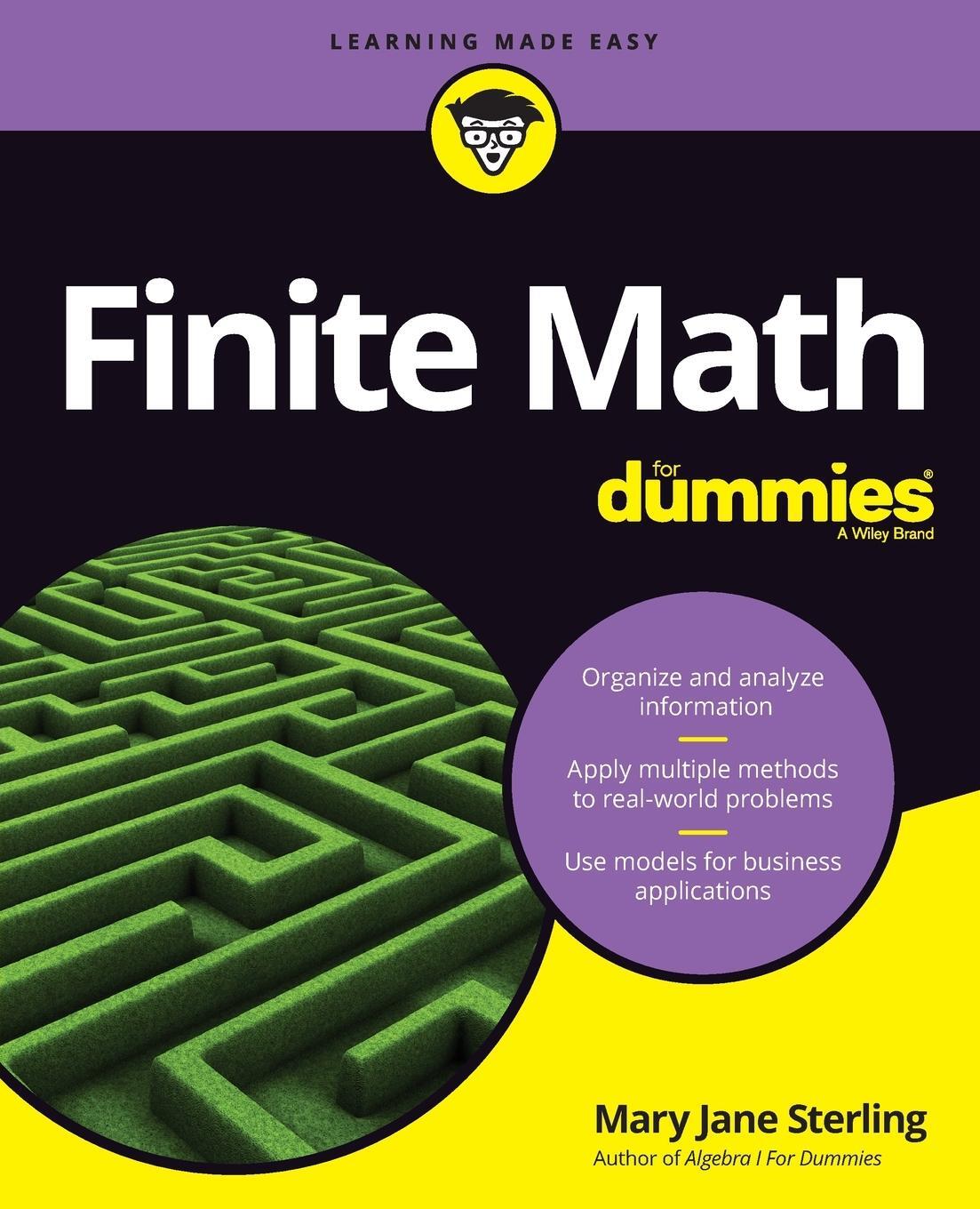 Cover: 9781119476368 | Finite Math For Dummies | Mary Jane Sterling | Taschenbuch | Paperback