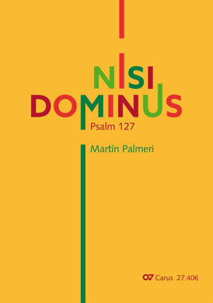Cover: 9790007295967 | Nisi Dominus (Klavierauszug) | Psalm 127 | Martin Palmeri | Buch