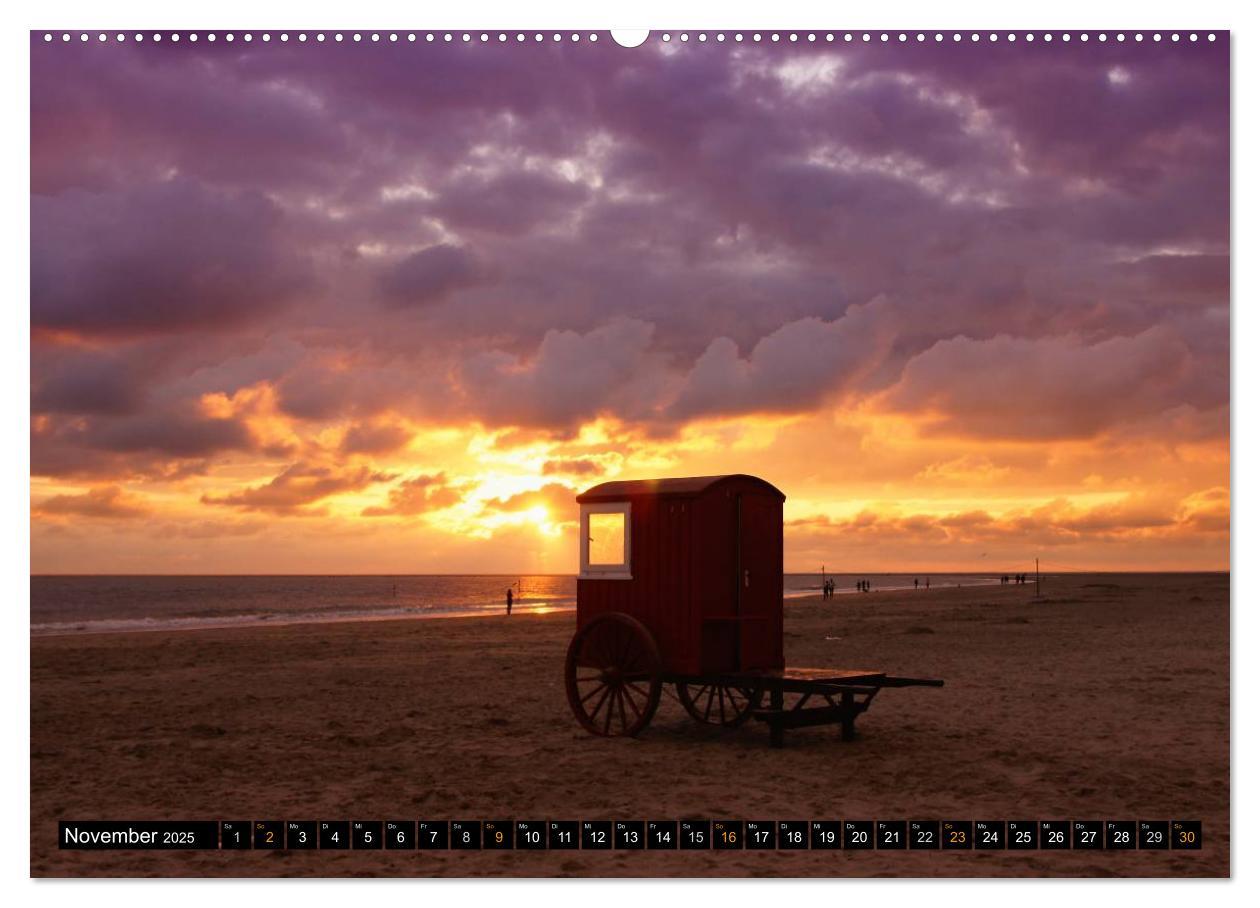 Bild: 9783435760183 | Borkum (Wandkalender 2025 DIN A2 quer), CALVENDO Monatskalender | 2025