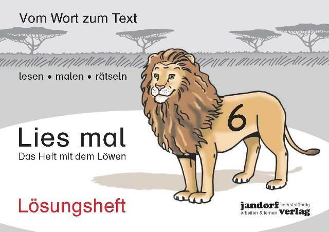 Cover: 9783939965879 | Lies mal 6 - Das Heft mit dem Löwen. Lösungsheft | Wachendorf (u. a.)