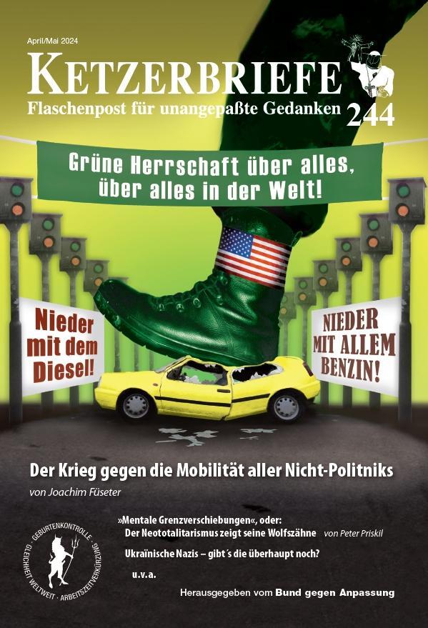 Cover: 9783894843076 | Der Krieg gegen die Mobilität aller Nicht-Politniks | Joachim Füseter