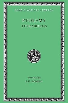 Cover: 9780674994799 | Tetrabiblos | Or Quadripartite | Ptolemy | Buch | Gebunden | 1989