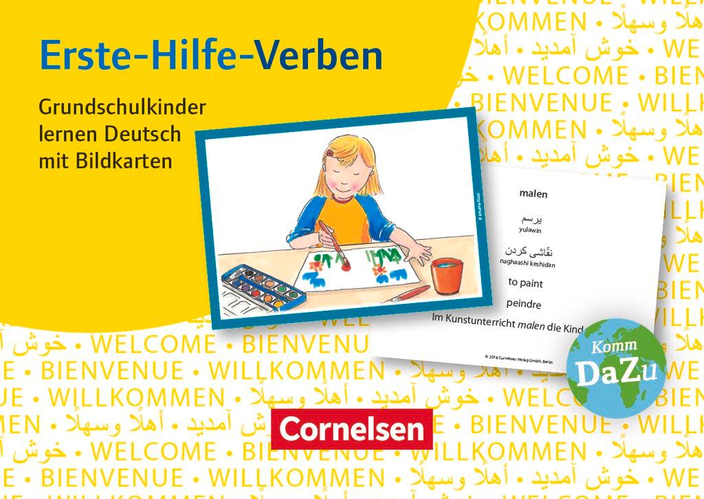 Cover: 9783589150663 | Deutsch lernen mit Fotokarten - Grundschule. Erste-Hilfe-Verben | Box