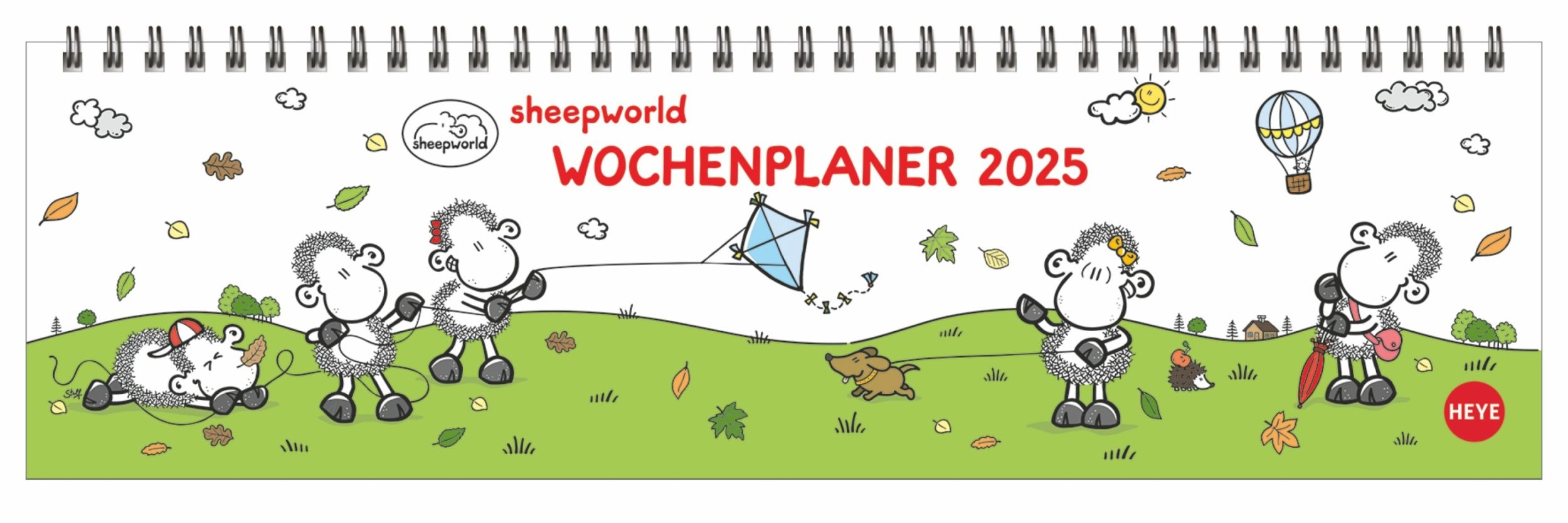 Cover: 9783756406531 | sheepworld Wochenquerplaner 2025 | Kalender | Spiralbindung | 64 S.