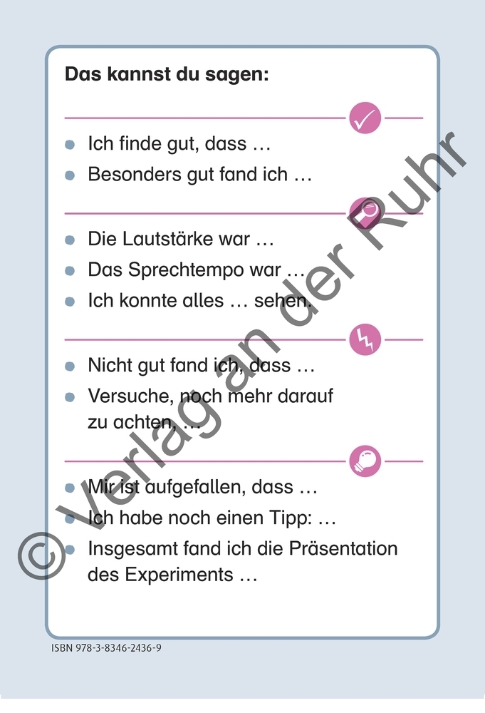 Bild: 9783834624369 | Klasse präsentiert!, Karten | Salome P. Mithra | Box | Banderoliert